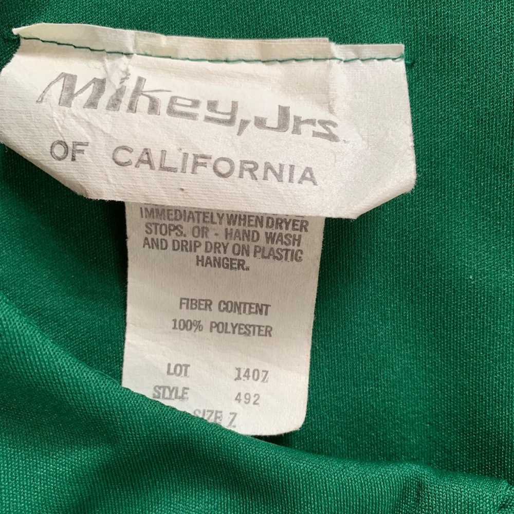 Vintage 70s forest green Victorian maxi dress XS-S - Picture 7 of 7
